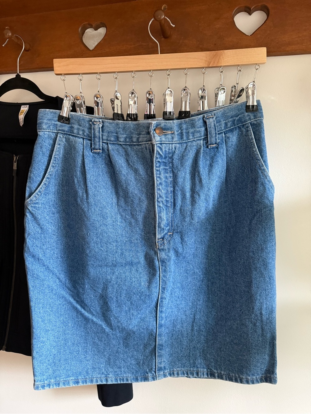 Vintage Classic Blue Denim Skirt